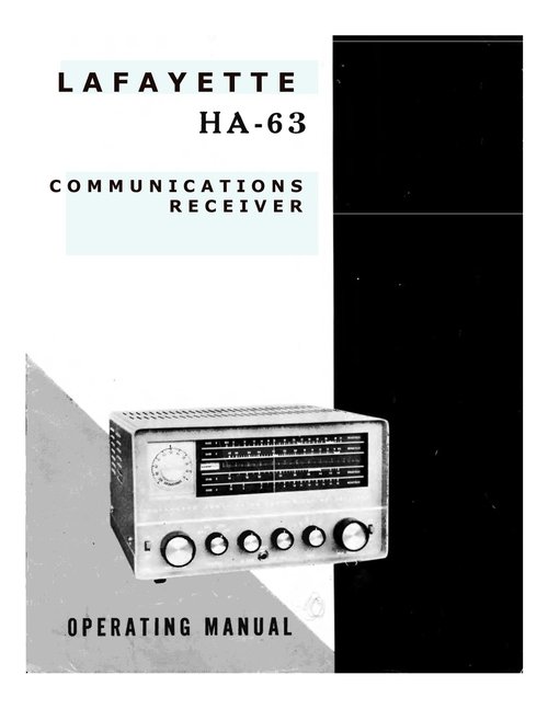 Product picture LAFAYETTE HA 63 RECEIVER GMG COMPLETE 