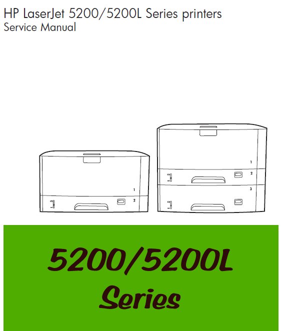 Product picture HP LaserJet 5200 5200 Service Manual