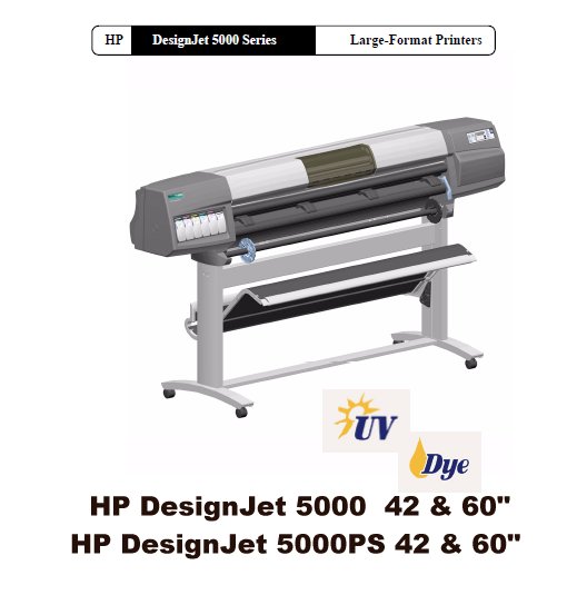 Product picture HP DESIGNJET 5000 5000PS Service manual