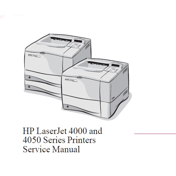 Product picture LASERJET 4000-4050  Service & Repair Manual