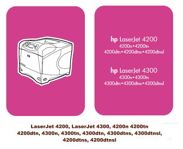 Product picture HP LaserJet 4200 4300 Service Manual
